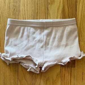 Jamie Kay 8 pajama Ribbed Shorts in Soft Pink ruffle great pre owned condition